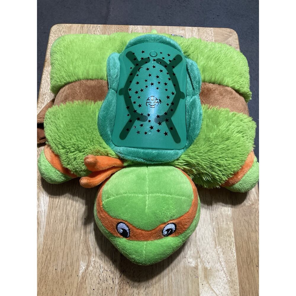 Leonardo Dream Lites Pillow Pets Teenage Mutant Ninja Turtles Nightlight Plush
